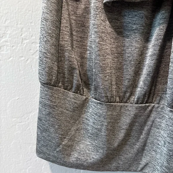 Candid Soul Gray Tie-able Sleeveless Blouse - Picture 7 of 8